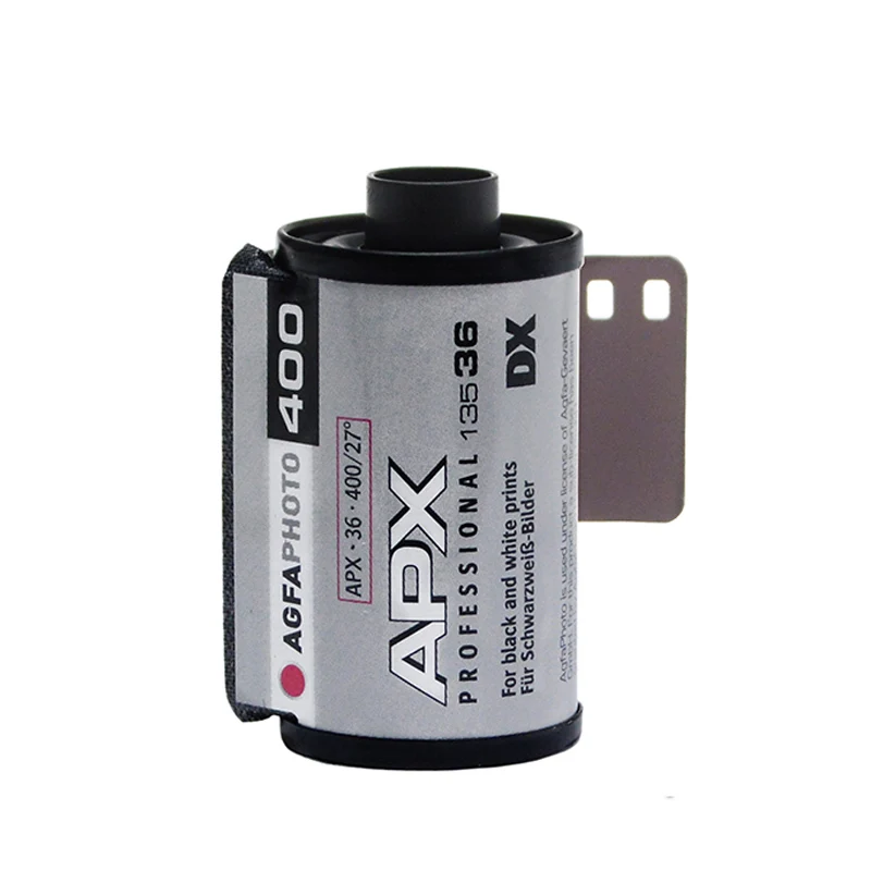 AGFA APX 400 흑백 전문 ISO 400 필름, 코닥 H35, M35, M38 필름 카메라용, 롤당 36 노출, 135mm, 1-10 롤