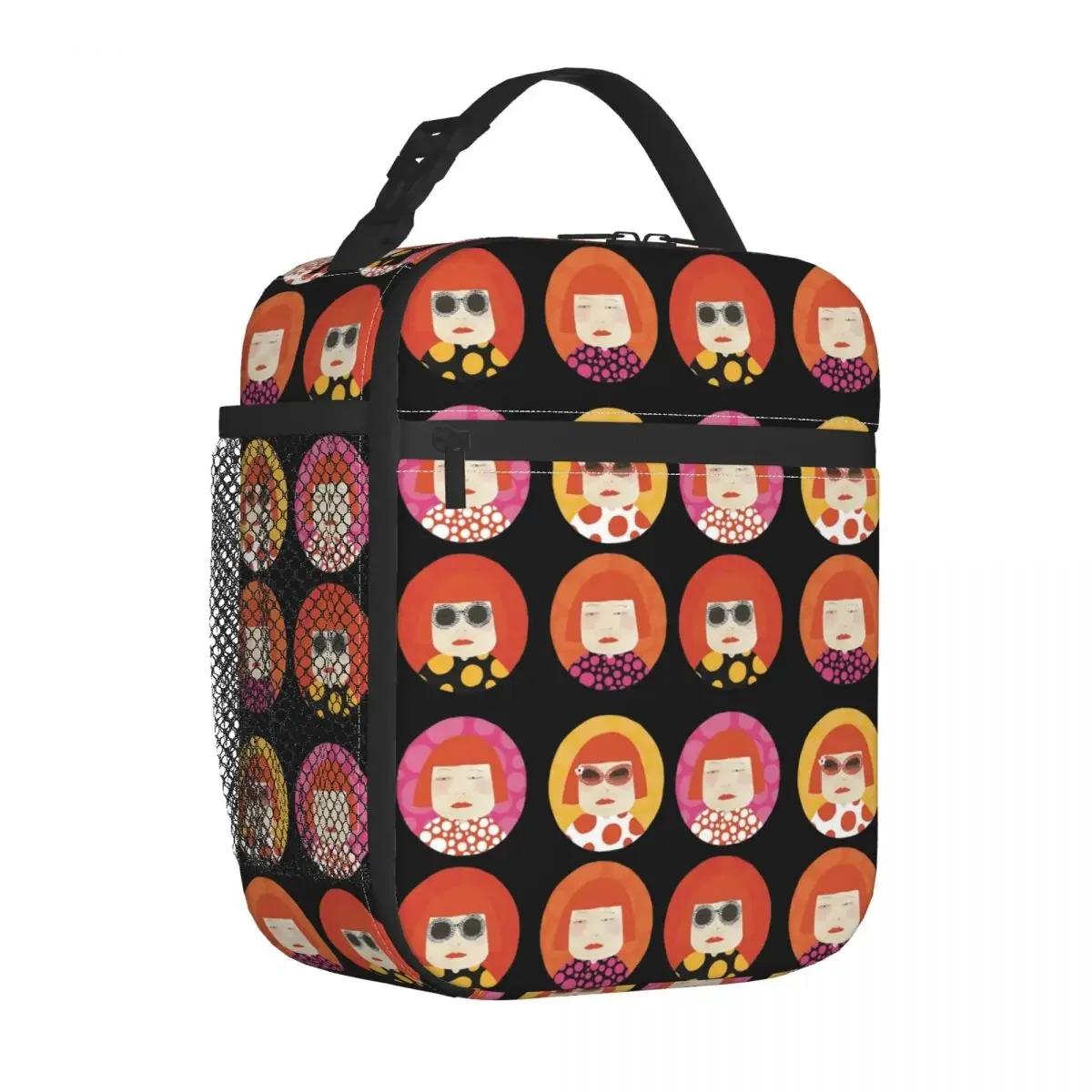 Yayoi Kusama Insulated Lunch Bag High Capacity Meal Container Cooler Bag Tote Lunch Box Beach Outdoor Men Women