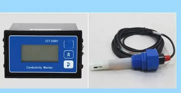 CCT3320V Online Conductivity Meter 2000μS Range Reverse Osmosis Engineering Water Quality Tester