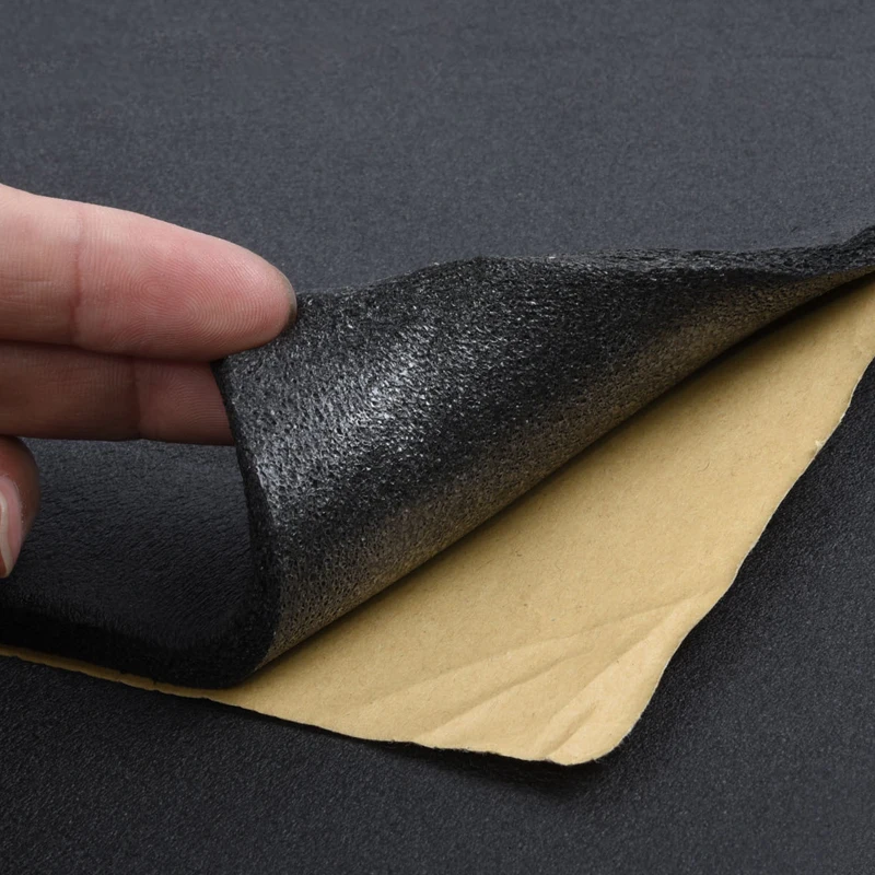 100*50cm 3/6/10/20mm Thickness Car Sound Mat Proofing Deadener Heat Noise Insulation Deadening Mat Hood Closed Cell Foam Sticker