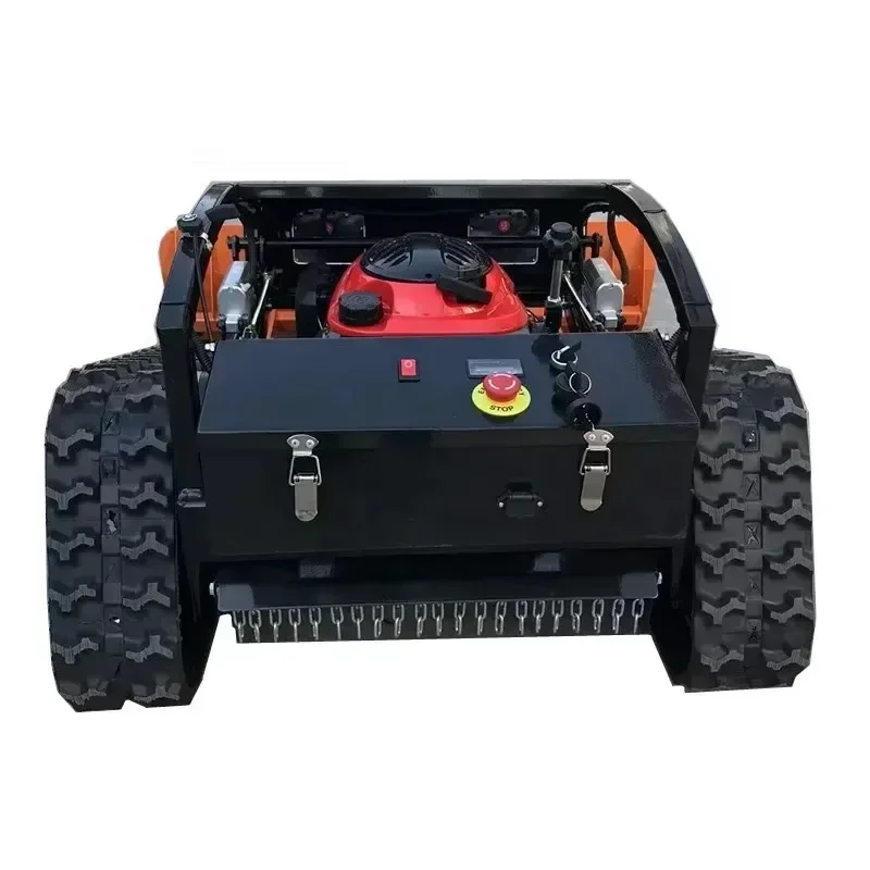 Robot Lawn Mower Gasoline Remote Control Lawn Mower  with Snow Shovel for Snow Pusher