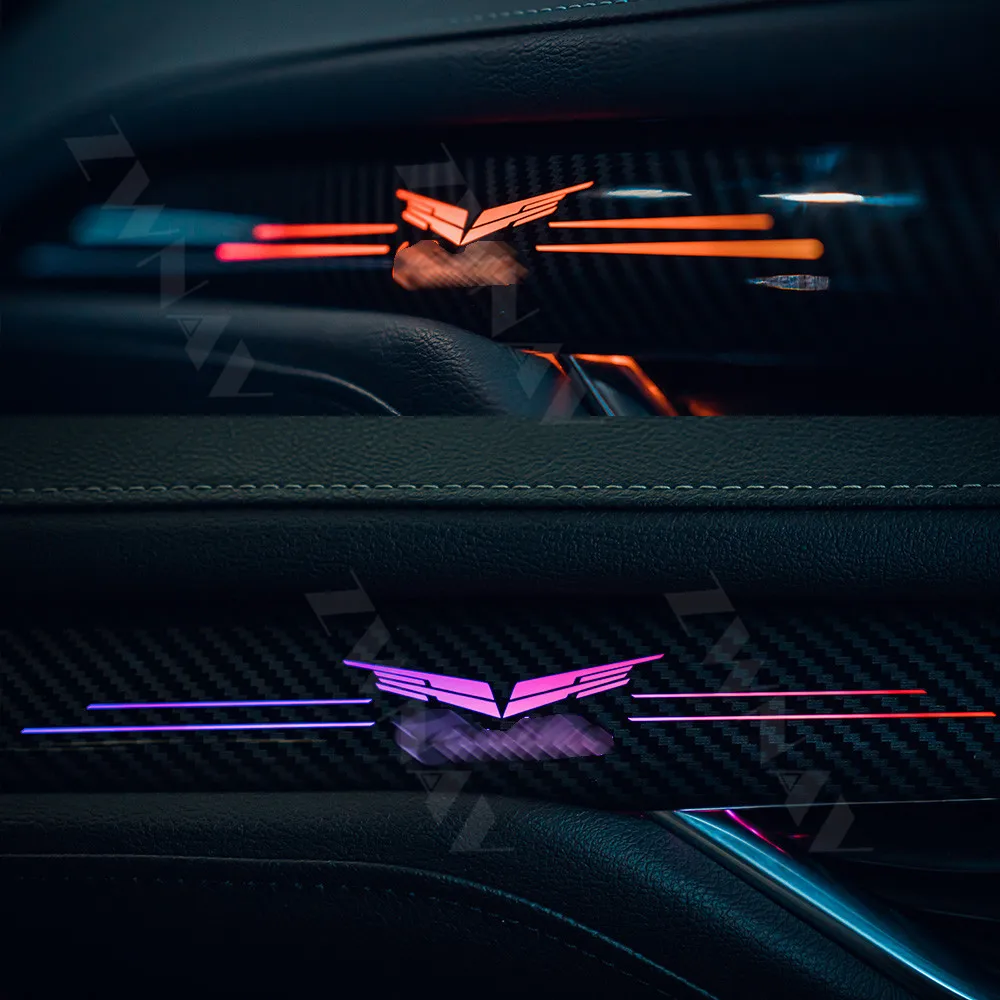 Car Body Interior Ambient Dashboard Lights Display For Cadillac ATS Car Interior LED Accessories Atmosphere Decorative