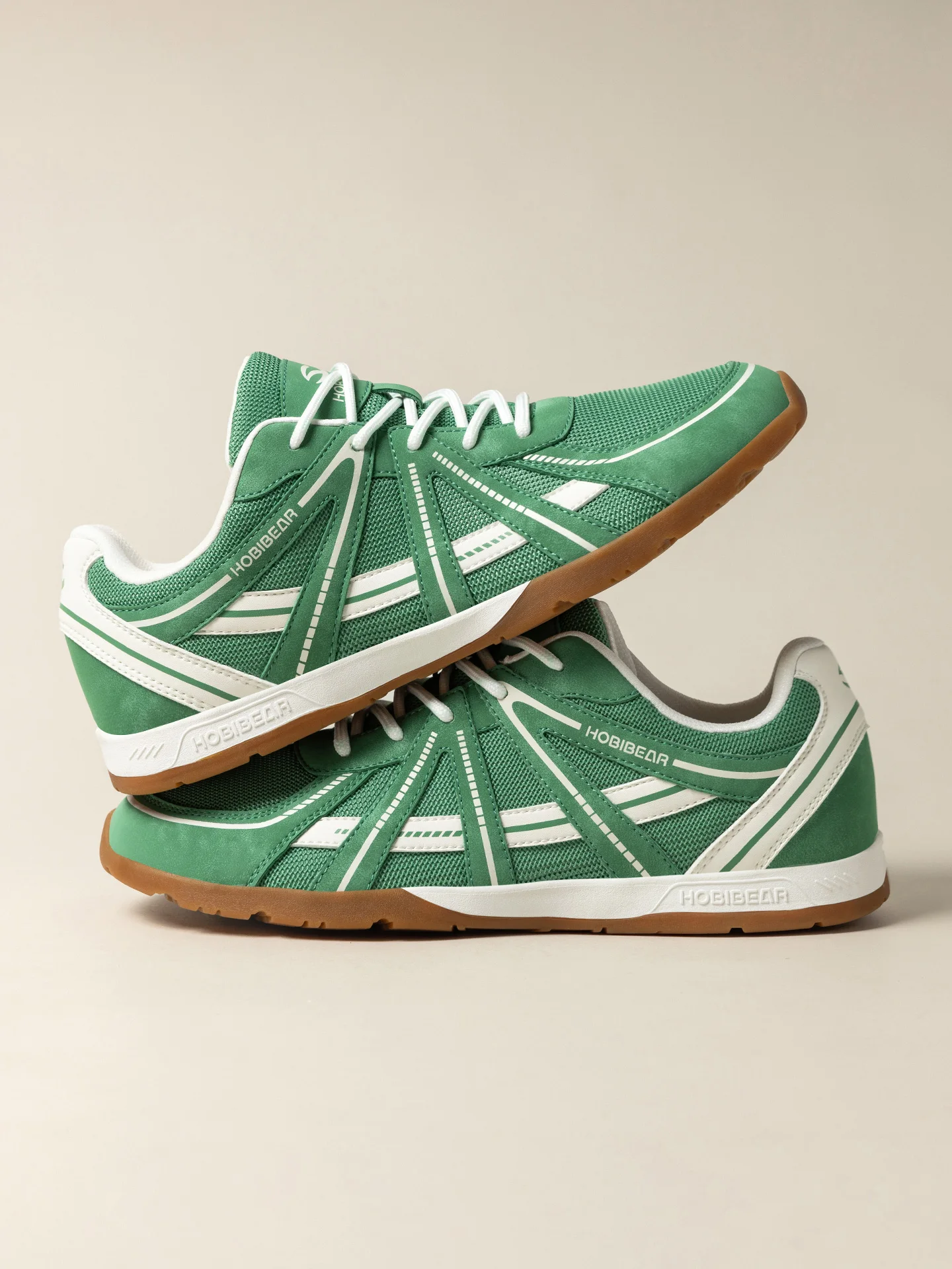 HOBIBEAR Barfuß-Laufschuhe mit breiter Zehenbox, Unisex Cross-Training-Sneaker, klassische Retro-Schnürschuhe – Detail 16
