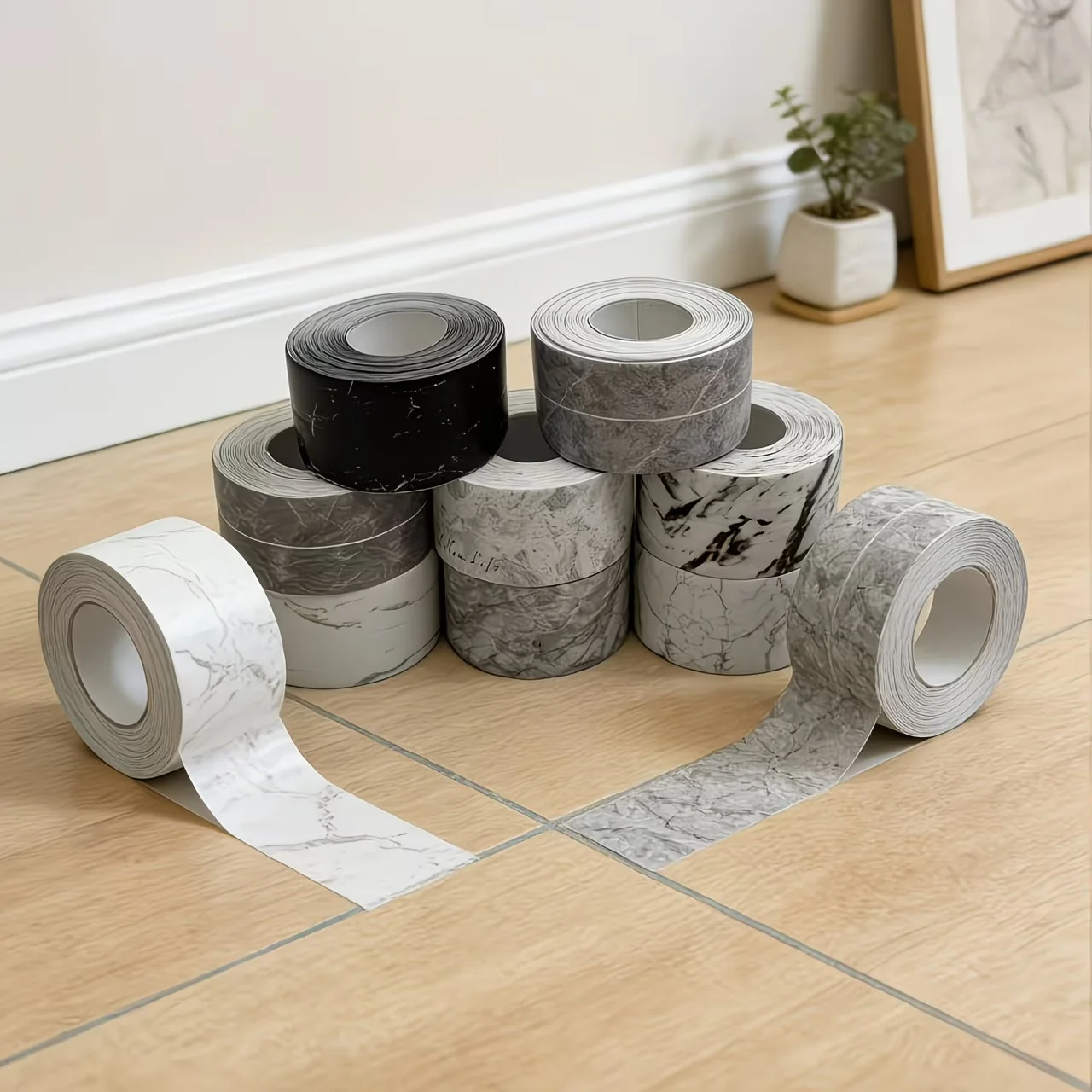 

1PC Self-Adhesive Caulk Strip Tape for Bathtub,Sink,Home,Bathroom Decor, Edge Protector,Water-Resistant Sealant,Stain&Sandproof