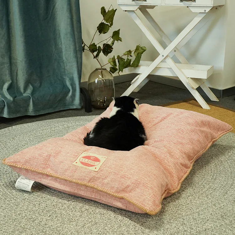 All Seasons Pink Removable Nest Mat Pillow Dog Bed Dog Cat Mat