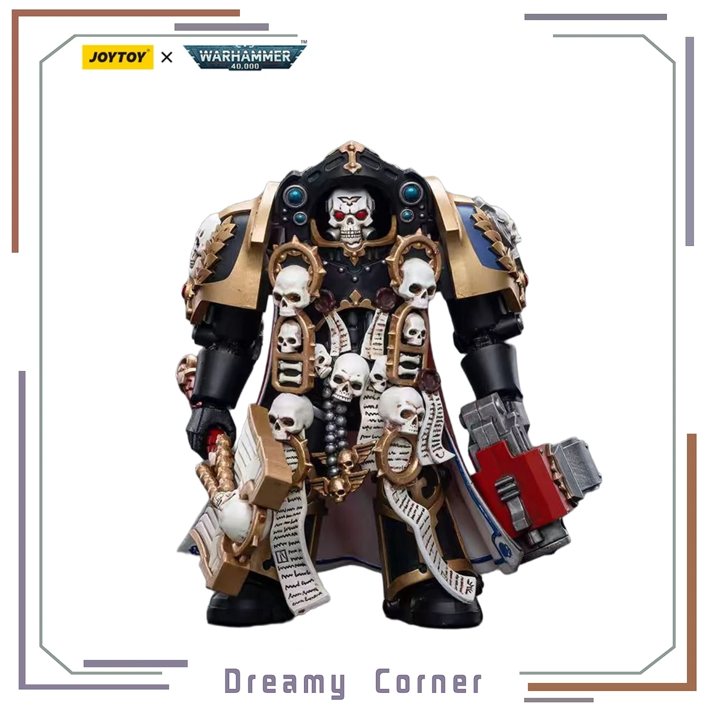 

【In Stock】JOYTOY Warhammer 40K Ultramarines Terminator Chaplain Brother Vanius 1/18 Action Figures Toys Models Collection