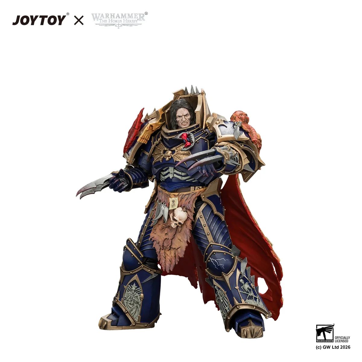 JOYTOY Warhammer "The Horus Heresy" 1/18 Action Figures Night Lords Konrad Curze Primarch of the Night Lords Legion view 3