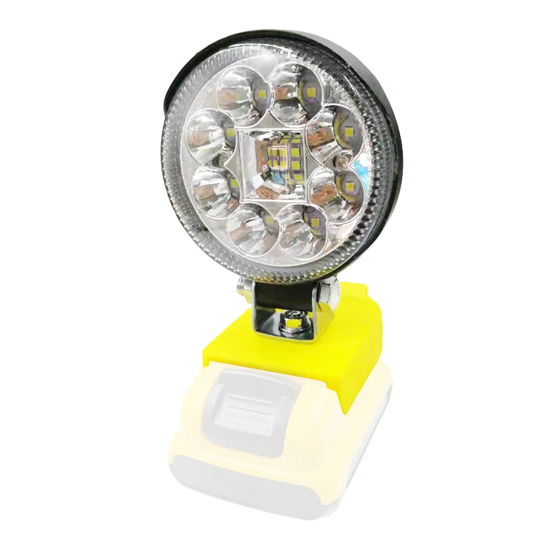 Imagem -03 - Lanternas Led Elétricas para Carro Luzes de Trabalho Tocha Holofote para Dewalt 10.8v 12v Bateria Li-ion Dcb120 Dcb121 Dcb125