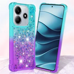 For Redmi Note 14 5G Quicksand Case For Xiaomi Redmi 14 Pro 14Pro+ Plus Case Colorful Fashion Soft Anti-Fall Protect Funda Cover