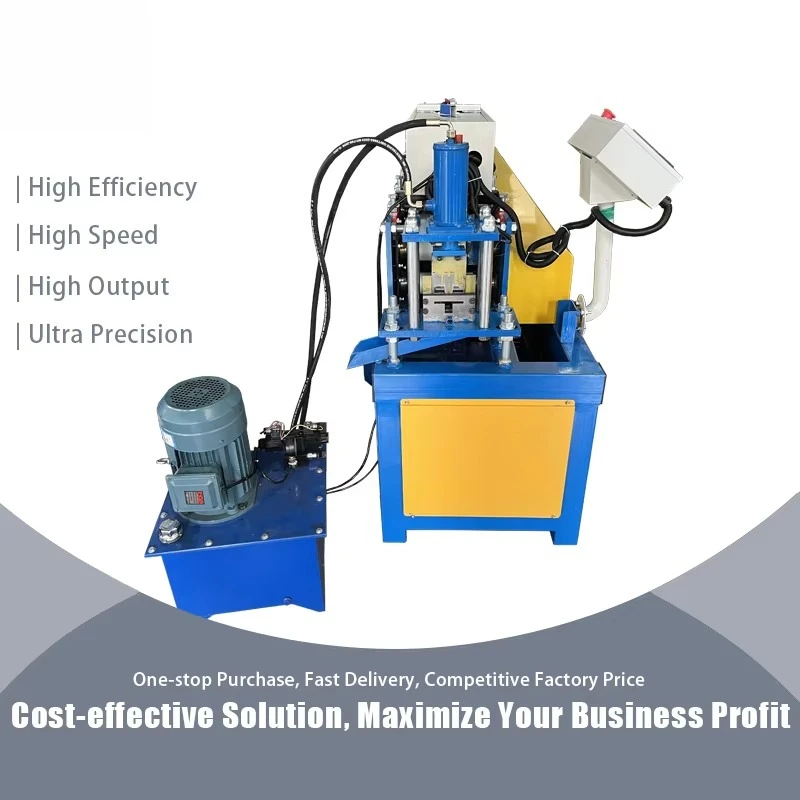 HD 2026 latest design galvanized cap type steel coil forming machine, construction greenhouse frame profile forming machin