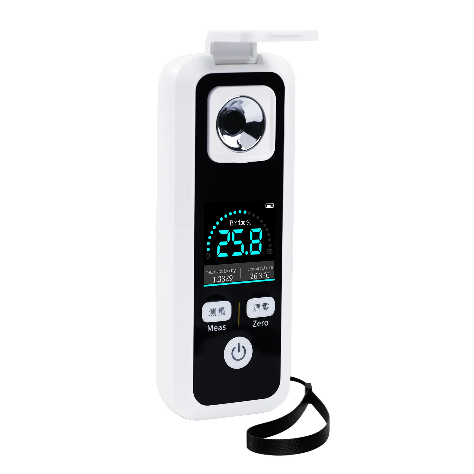 

Trendy New Design Digital Brix Refractometer with ATC Rechargeable Sugar Content Meter 0-32% IPX6 Waterproof