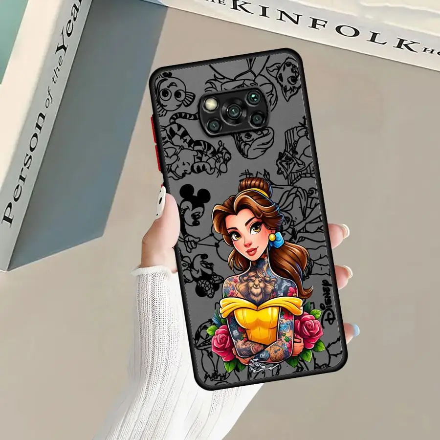 Custodia per telefono Tattoo Ariel Princess per Xiaomi Poco X5 X3 X4 Pro X4NFC X3 NFC Cover morbida