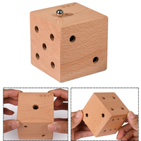 Labyrinth Wooden Game 3D Maze Cube Puzzle  IQ Logic Training Challenges Educational Brain Teasers for Kids Adults Leisure Toys