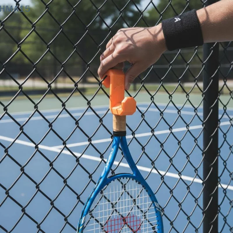 【YA】Tennis Wall Fence Hook Multifunctional Durable Plastic Ideal Gift for Tennis Lovers Outdoor Gear Storage