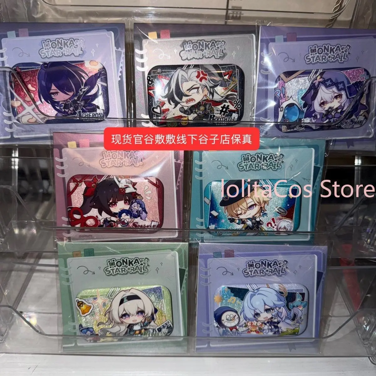 

Genuine in Stock Honkai：Star Rail Firefly Sparkle Aventurine Acheron Anime Badge Cartoon Brooch Decor Collection Gift Cosplay