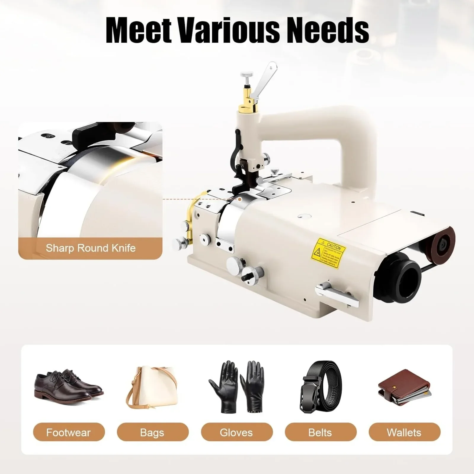 

Leather Skiving Machine, Electric Shovel Skin Cutter Peeling Machine Industrial Edge (Servo Motor Not Included)
