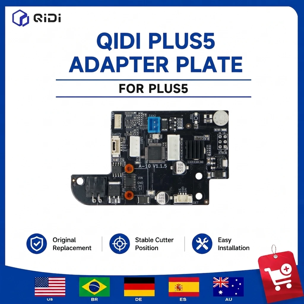 QIDI Original Plus5 Adapter Plate for QIDI Plus 5 3D Printer Replacement Spare Parts Accessories