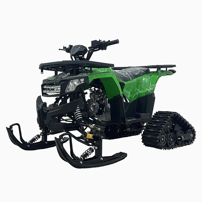 Track Sled Gasoline ATV Ski Cross All Terrain 125cc Snowmobile