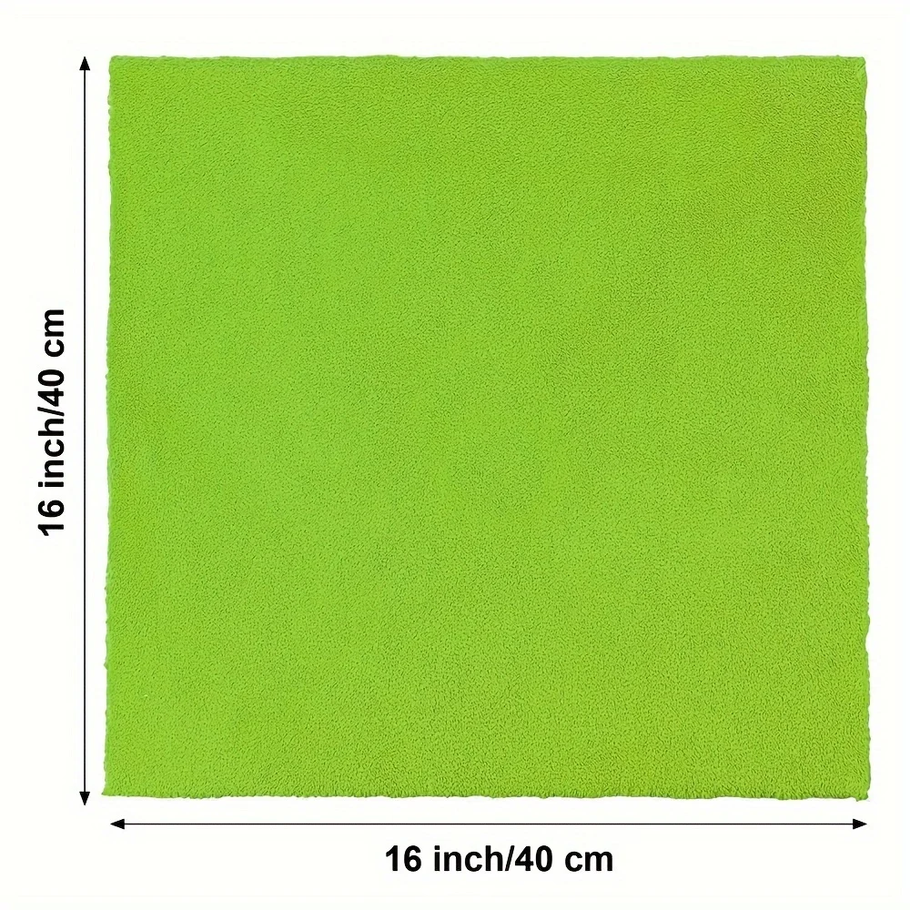 1/3/5er-Pack 400GSM Randlose Mikrofaser-Autodetailing-Tücher 16x16 Zoll Ultra Weiche Saugfähige Wasch-, Trocknungs-, Polier- und Reinigungstücher