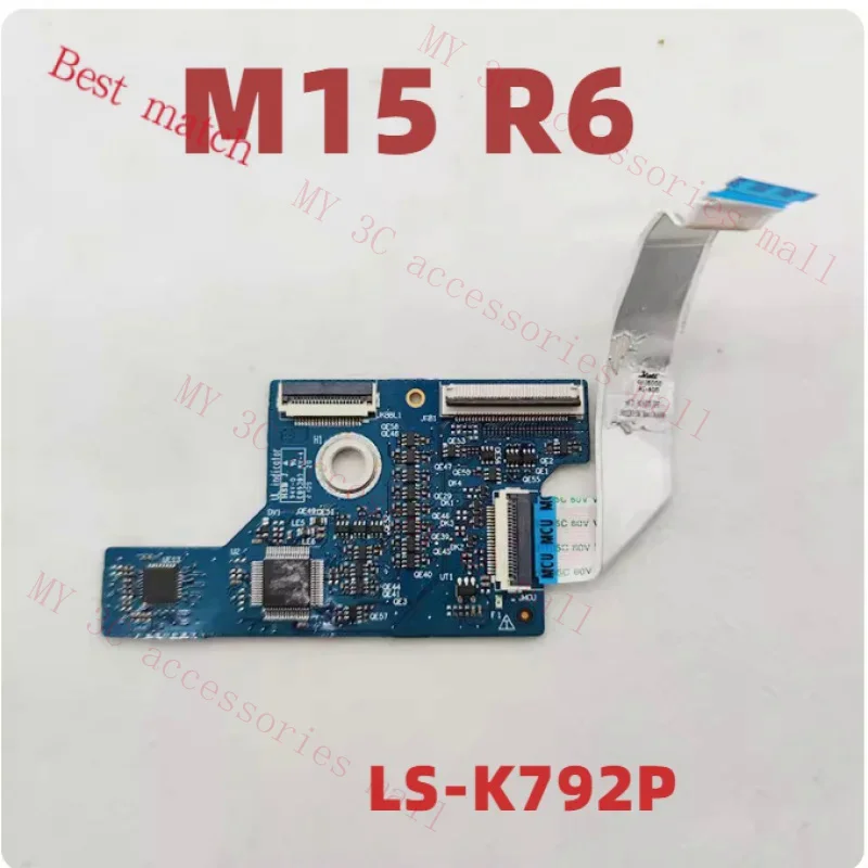 Original for Dell alien M15 R6 keyboard board Connection Board with flat cable HP NMR LS-K792P 100% test OK