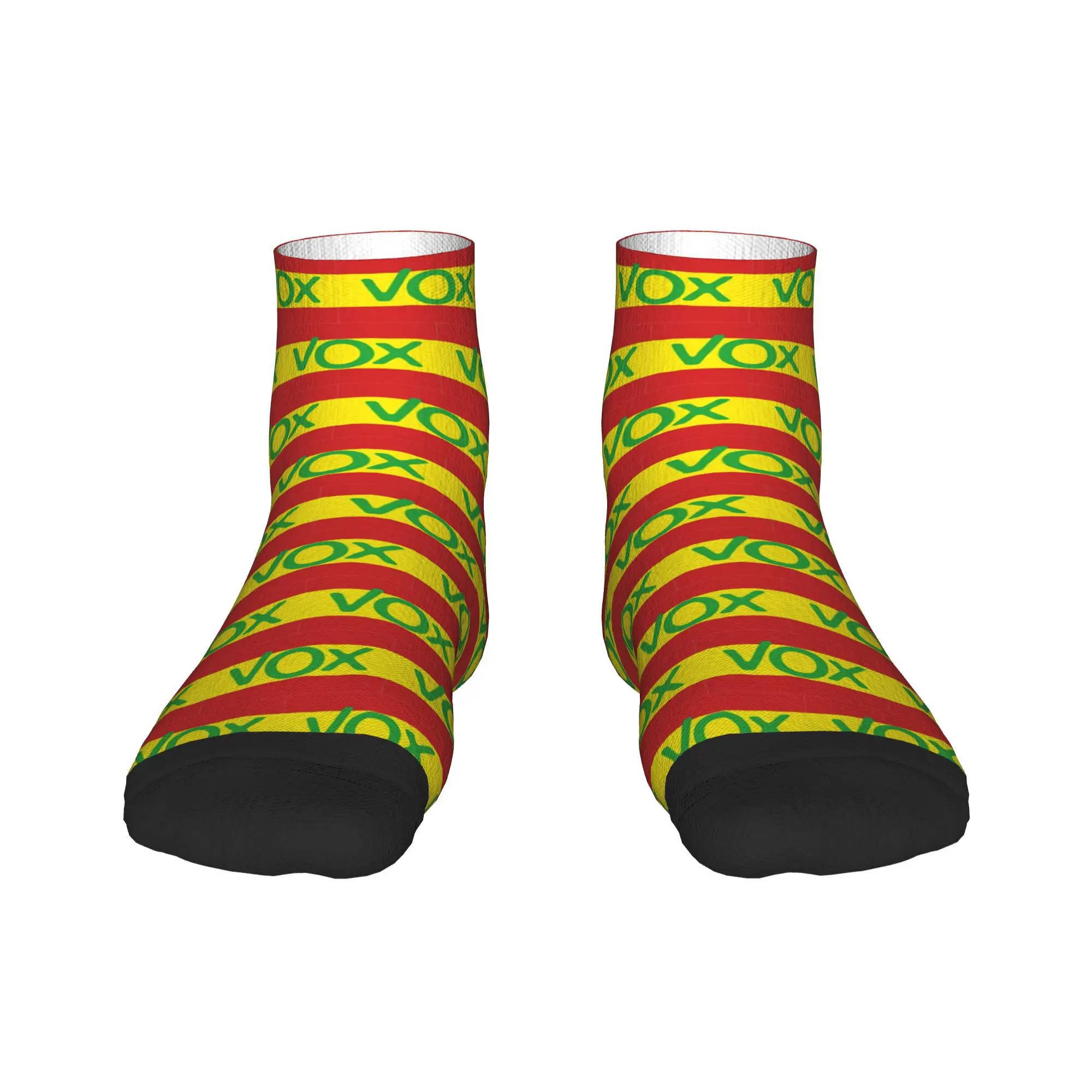 

Espana Vox Logo Испания Политические вечерние испанские носки Harajuku Высококачественные чулки Всесезонные носки Аксессуары для унисекс