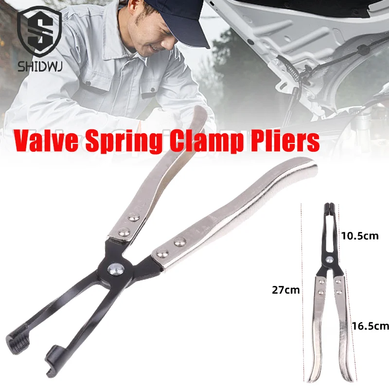 

Professional Valve Spring Clamp Plier Oil Valve Stem Seal Removal Tool Disassembly Pliers Car Engine DIY Tools Accessories