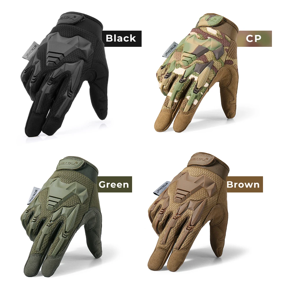 Outdoor Taktische Handschuhe Camo Radfahren Handschuh Sport Wandern Klettern Paintball Schießen Jagd Reiten Ski Voll Finger Fäustlinge Männer – Detail 10