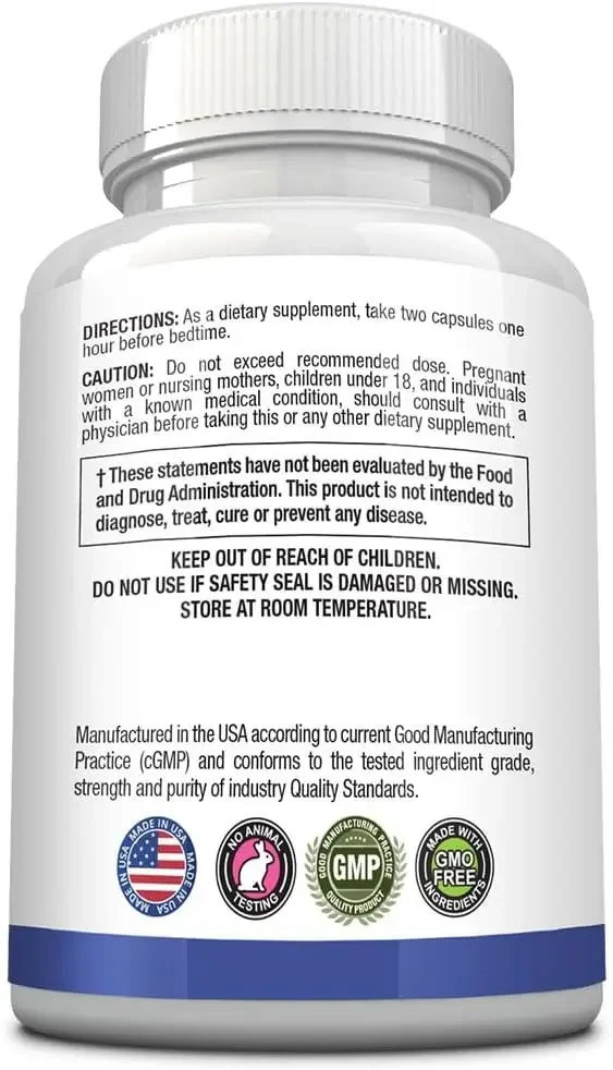 Glycine Magnesium Mixture, L-theanine 200mg-60 Capsules