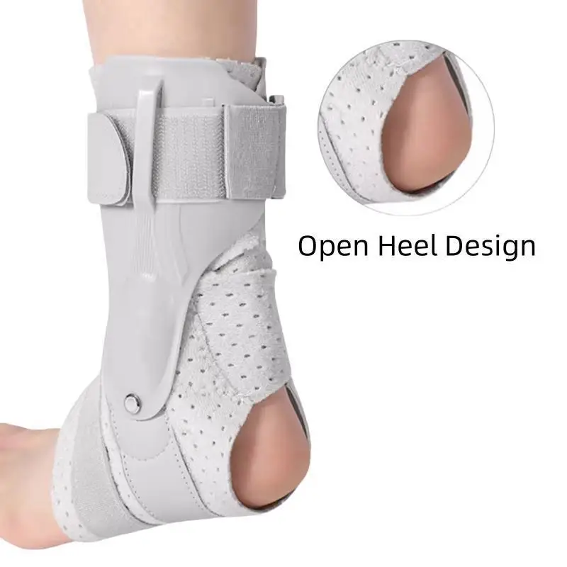 1PC Ankle Support Brace with Side Stabilizers Breathable Ankle Splint Protector for Sprained Ankle Volleyball Basketball Running