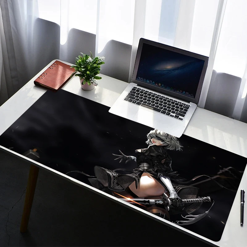 Mouse Pad Laptop Rubber Anime Extended Desktop Mat Computer Gamer Mousepad PC Gaming Accessories N-nier Automata 2b Keyboard Pad