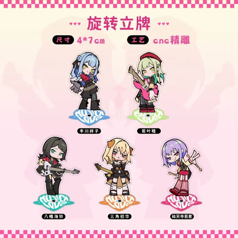 BanG‑Dream! Ave Mujica Spinning Acrylic Stand Keychain Sakiko Togawa Umiri Yahata Table‑top Spinning Character Display Ornament