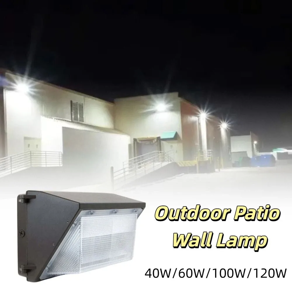 

Motion Sensor Outdoor LED Wall Pack Light Dusk-to-Dawn Photocell IP65 Waterproof Outdoor Wall-Mounted LED Lights AC Power Supply