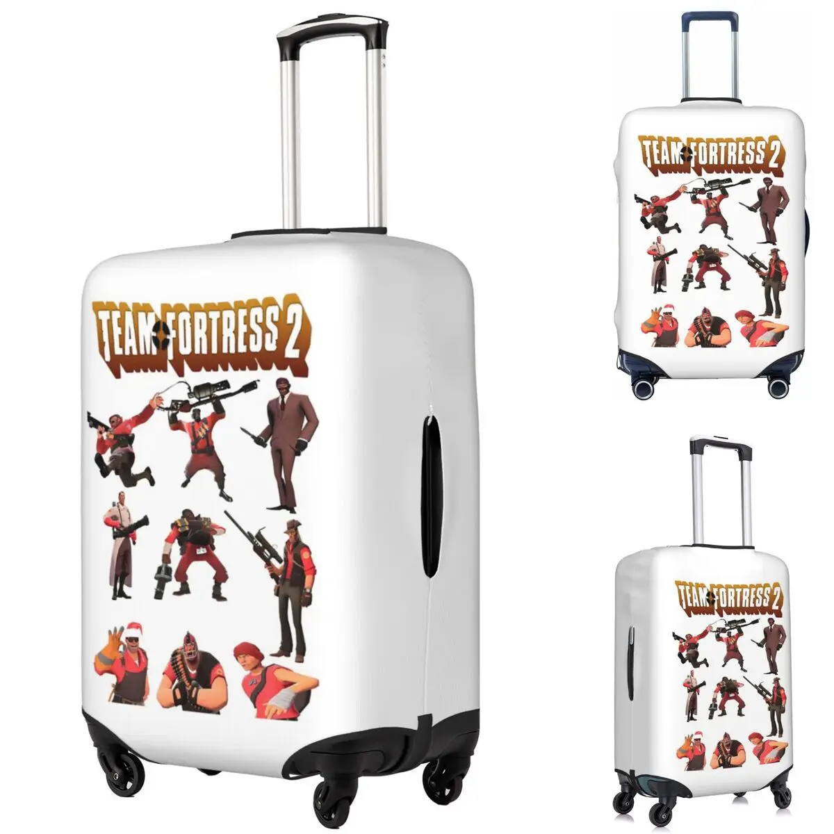 

Защитный чехол для чемодана Team Fortress 2 TF2, эластичные защитные чехлы для багажа для путешествий, 18-32 дюймов