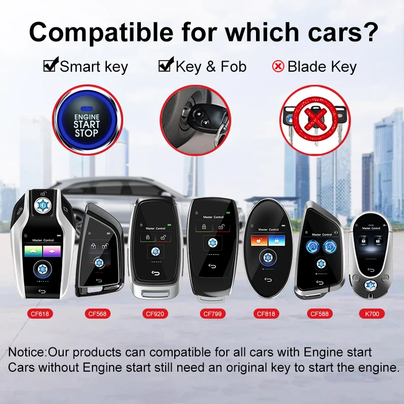 CF828 Universal Remote LCD Key Screen For BMW Benz Audi Kia Lexus Jaguar Mazda Hyundai Renault Nissan Honda Toyota Volvo VW