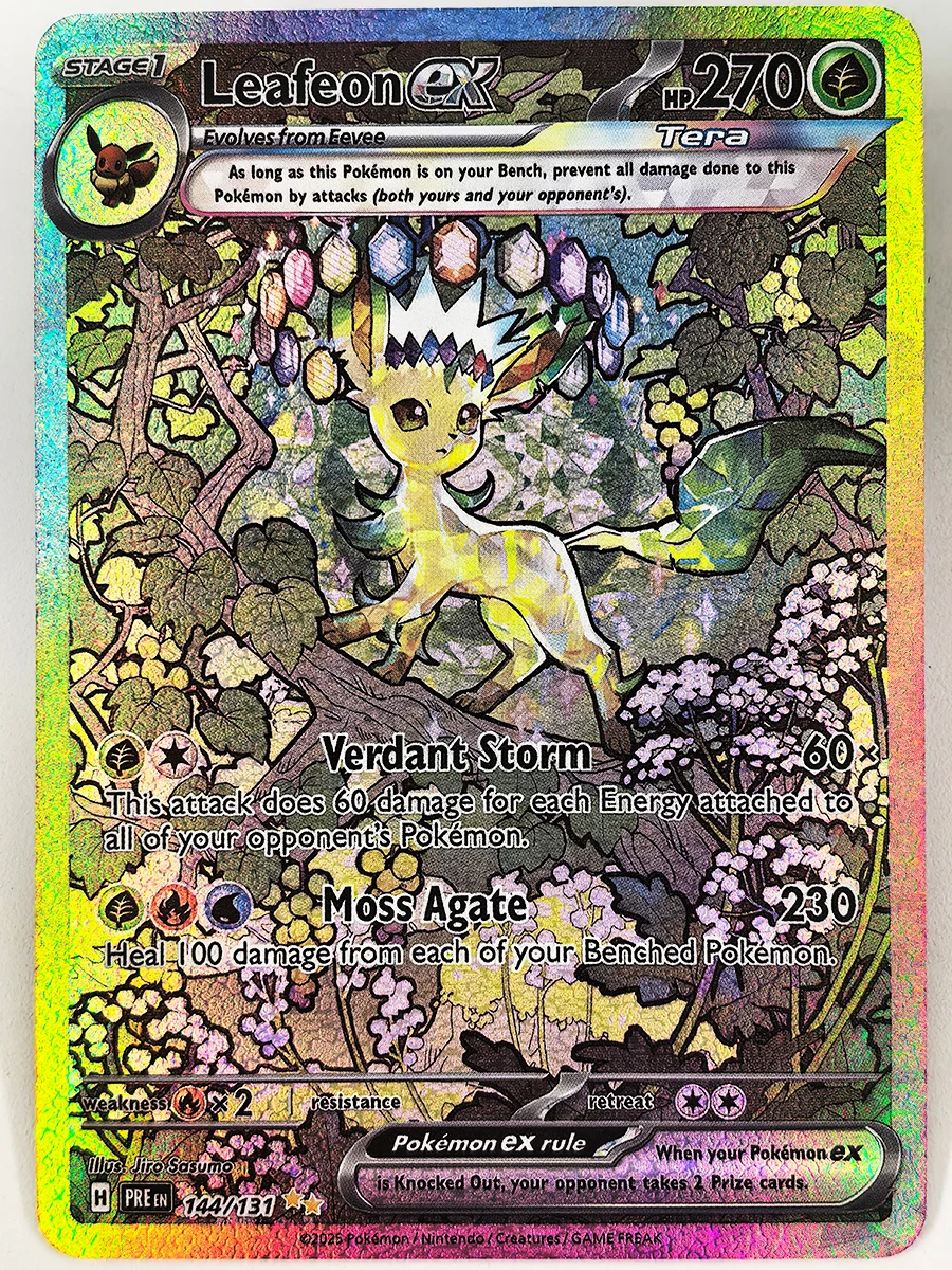 PTCG PRE Umbreon Eevee Sylveon Leafeon Glaceon Spielzeug Hobbys Sammlerstücke Spielesammlung Anime-Karten