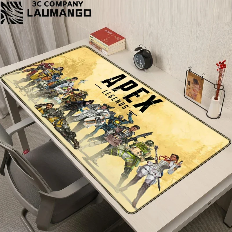 Podkładka pod mysz Kawaii akcesoria do grania Gamer Apex Legends prędkość klawiatura Mause duże biurko mata laptopy Deskmat szafka dywan Anime Pc