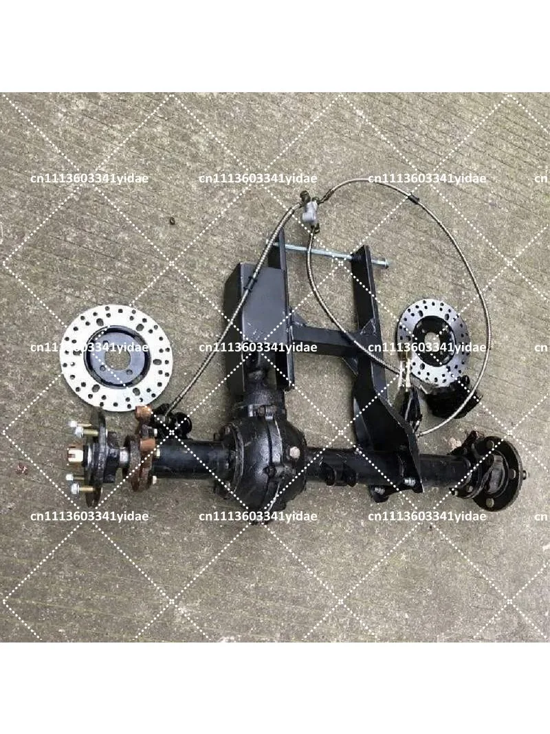Go-kart Shaft Transmission, Rear Axle Differential Rear Axle Imp Two-wheel Modified Three-wheel Four-hole Motorcycle, Beach Car