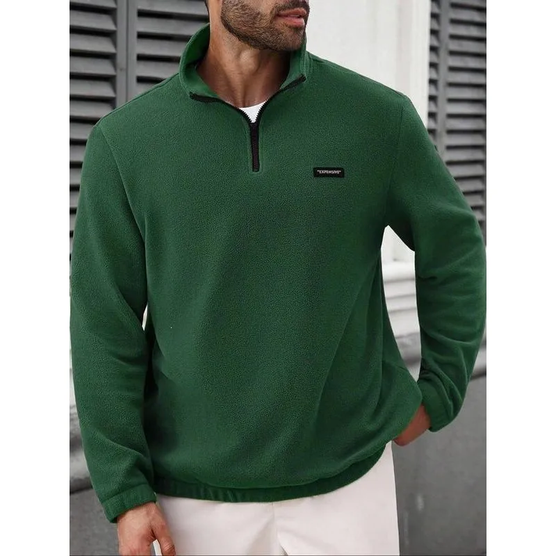 

Large Size Men's Hoodie Pullover Half Zip Sweatshirt Cross-Border Spring 2026 Non-Shrinking Animal Patterned Unisex