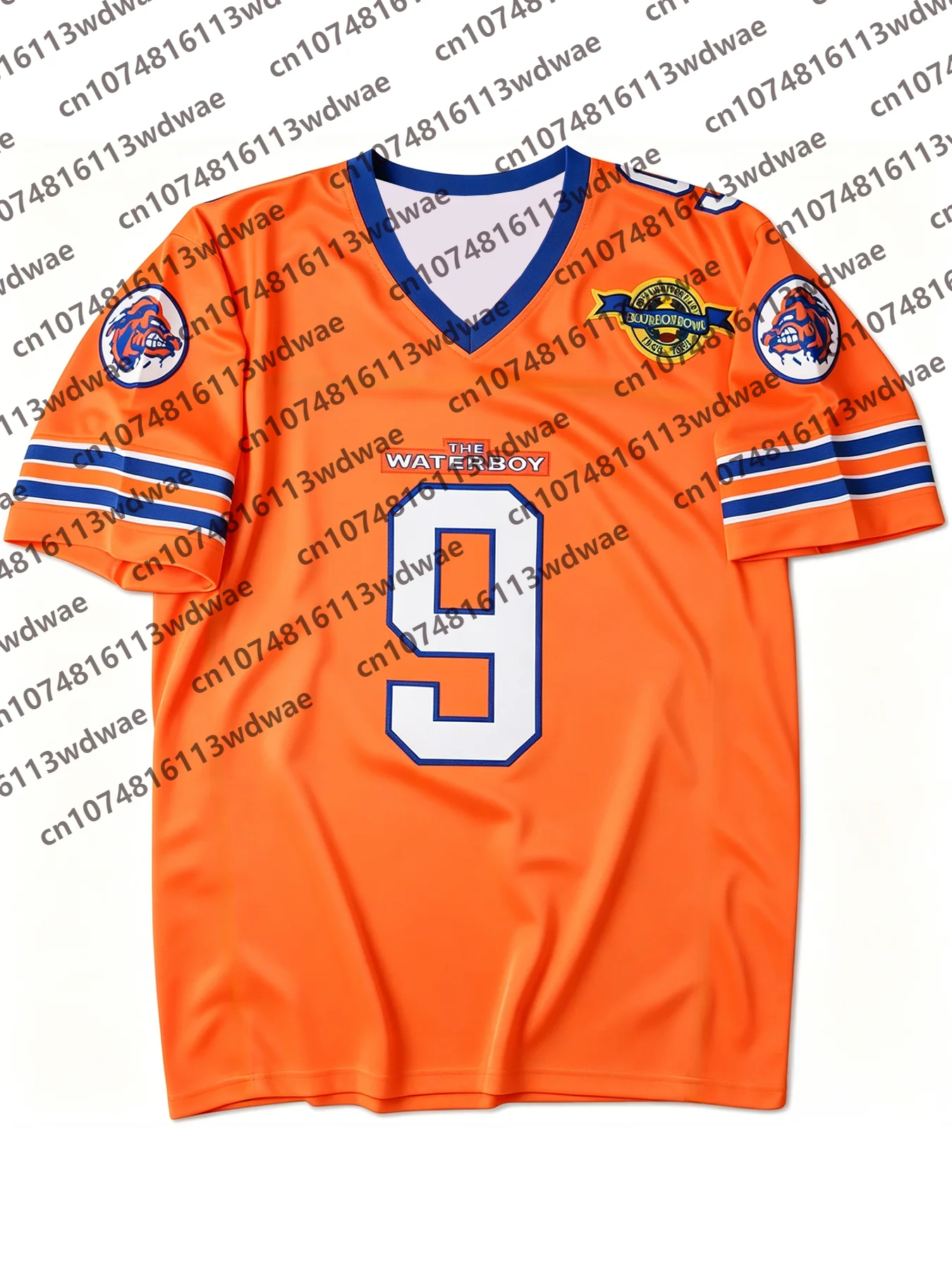 2026 New The Waterboy 9 Bobby Boucher Football Jersey Men V Neck Short Sleeve Movie Fan Retro Sports Uniform Streetwear Kid Tee