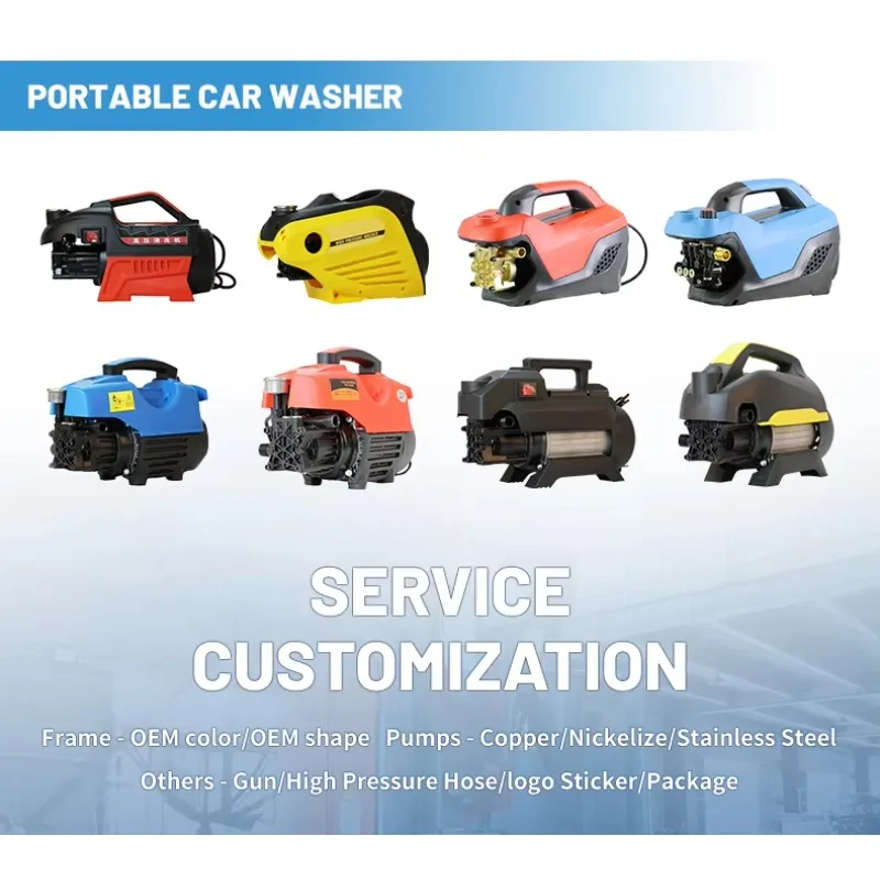 

250Bar 3600Psi Copper Electric Motor Automatic High Pressure Portable Car Washer