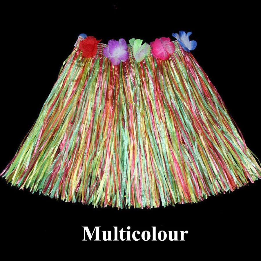 1 قطعة/5 قطعة-هواي حولا تنورة هاواي العشب تنورة الاستوائية هاواي هولا تنورة هاواي هولا تنورة زي الصيف عطلة الشاطئ