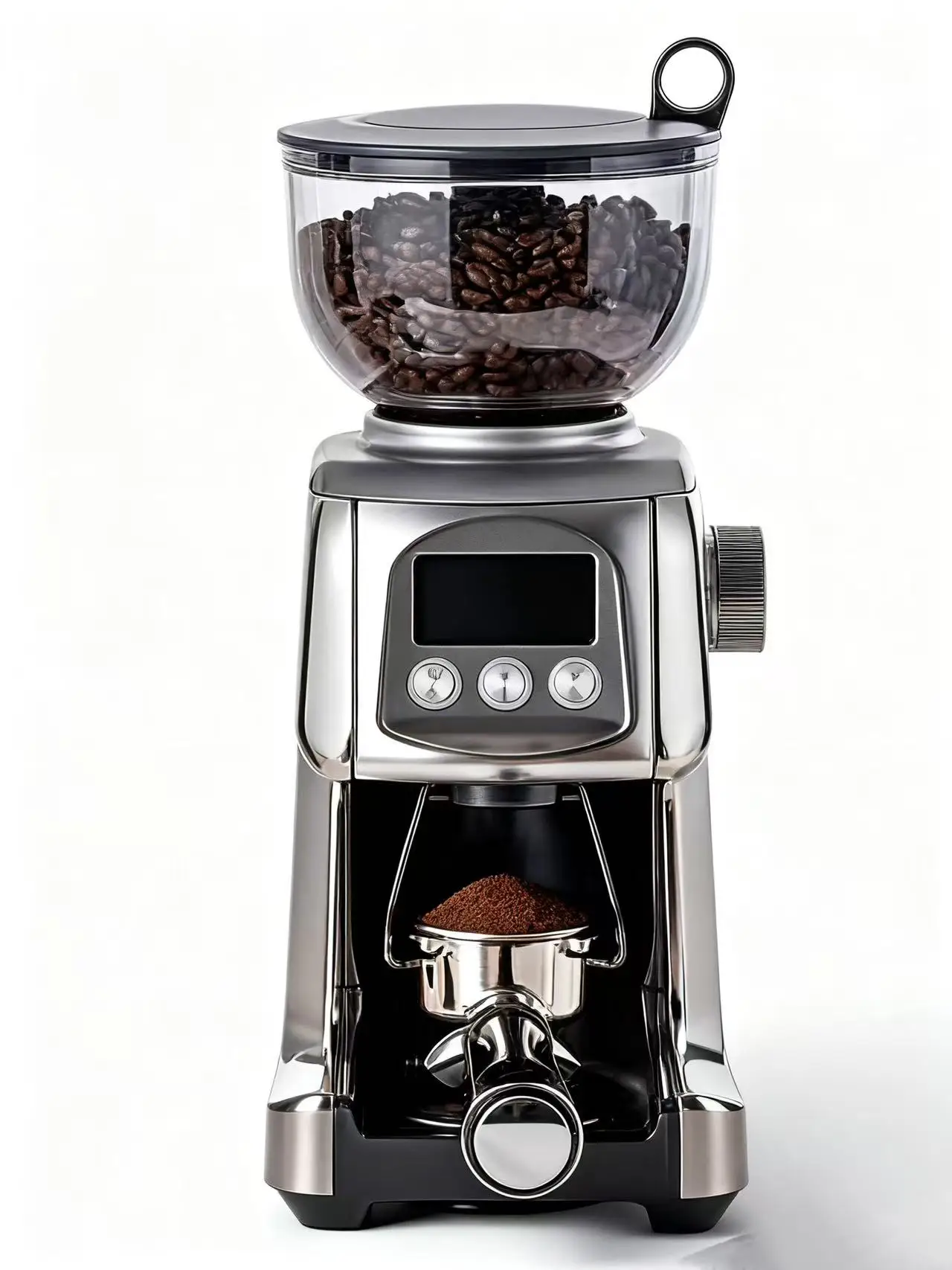 Electric  Burr Coffee Grinder Mill Grinder Coffee Bean Powder Grinding Machine (ABS housing and Diecasting AL housing)