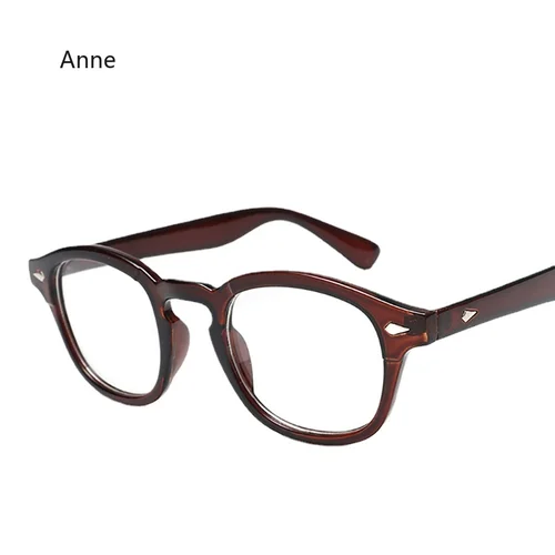 Imagen 2 del producto Nuevas gafas estilo Johnny Depp 2024, gafas graduadas Retro Vintage para hombres, montura de gafas ópticas para mujeres, lentes transparentes negras
