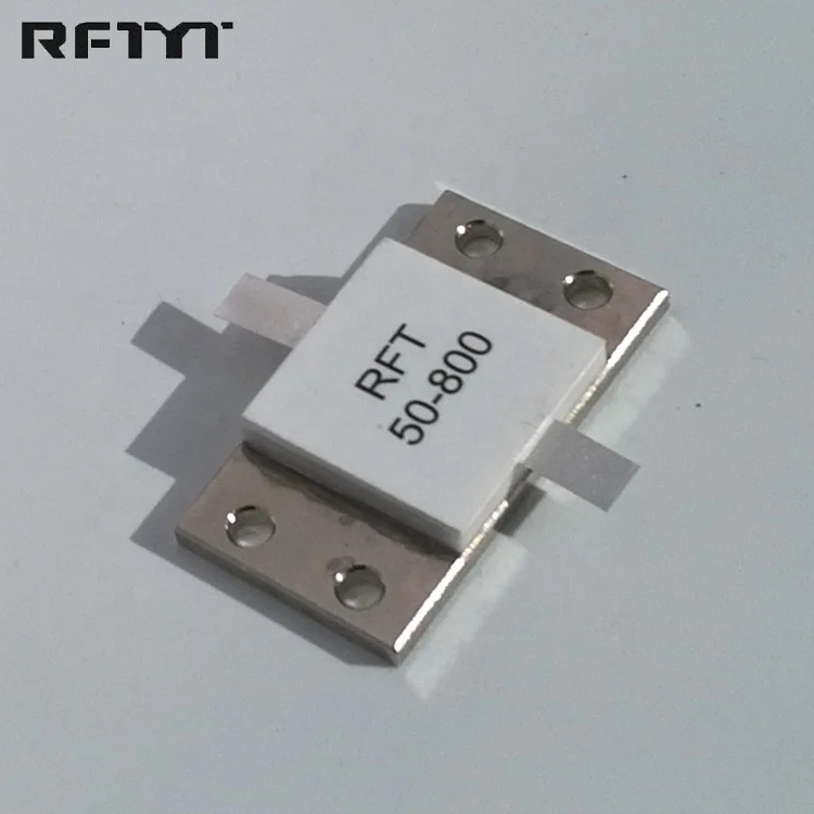 RFTYT 1000W 800W 500W 400W 250W 50 ohm RF Flanged Resistor Film Resistor