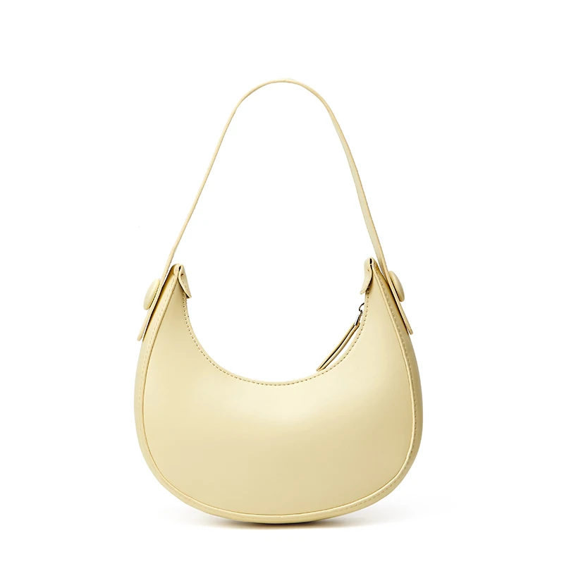 

Ladies Bag Single Shoulder Bag Pu Material with Zipped Small Pocket Wallet Zipped Closure Multi-Color Optional Handbag