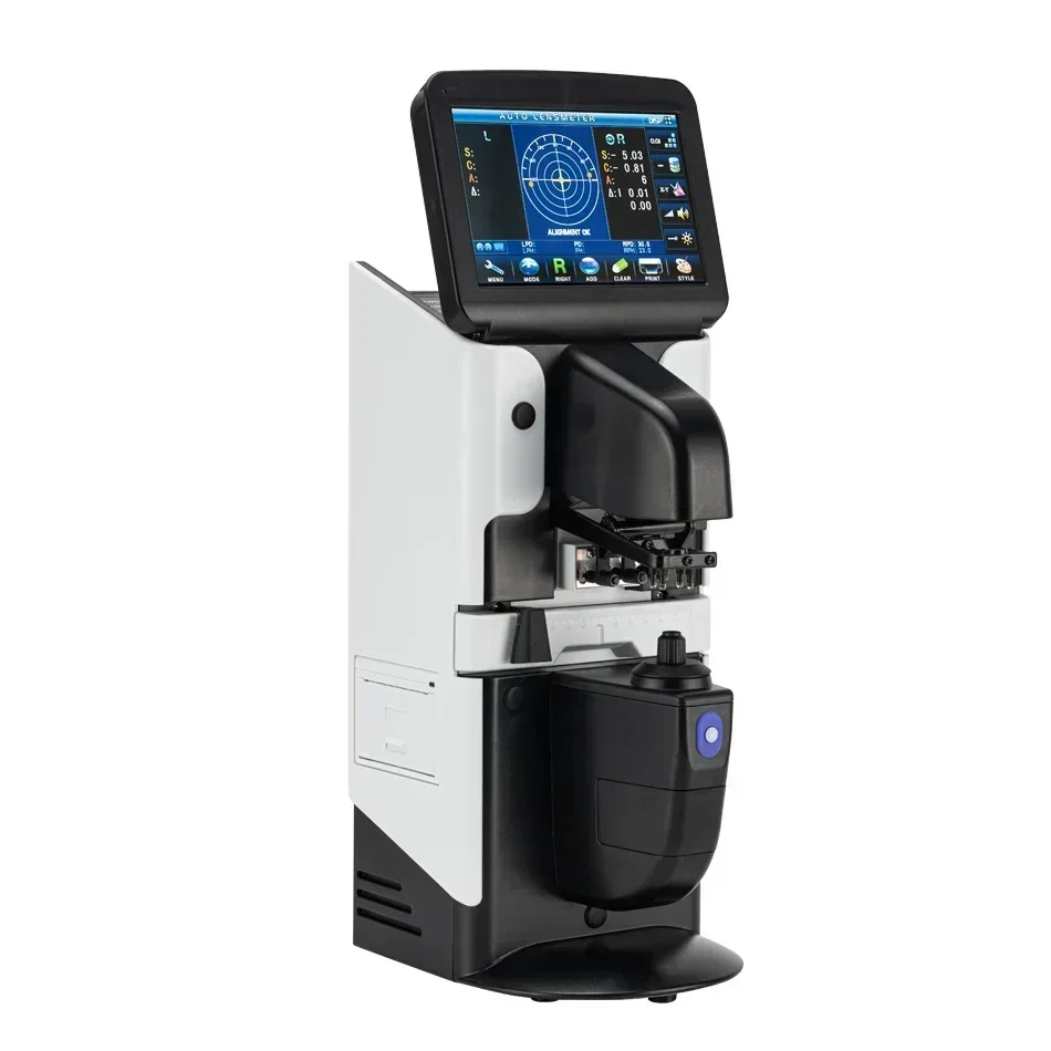 مقياس العدسة JD-2600A المتقدم عالي الجودة 7 بوصة شاشة Lcd تعمل باللمس مقياس البؤرة التلقائي الرقمي مقياس العدسة التلقائي مع طابعة PD UV