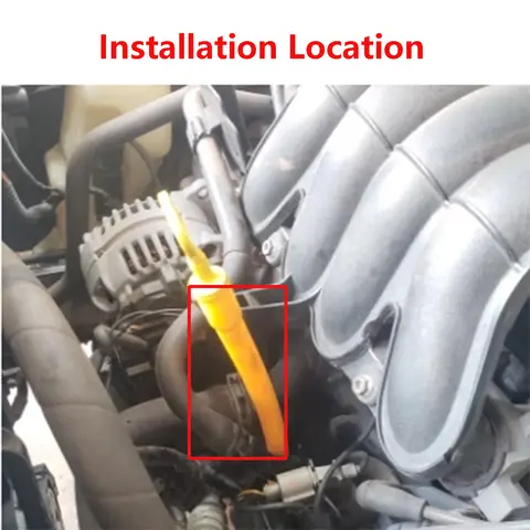 1X For  VW New Beetle Golf MK4 Jetta A4 A6 2.0 Liter Engine Transmission Engine Oil Level Dipstick Guide Funnel Tube 06A103663C