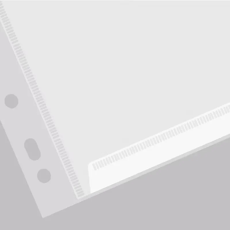 10Pcs/Lot A4 Size Plastic Envelope Zipper Pouch Document Bag Transparent Button PP File Bag Closure Office Folders Organizer