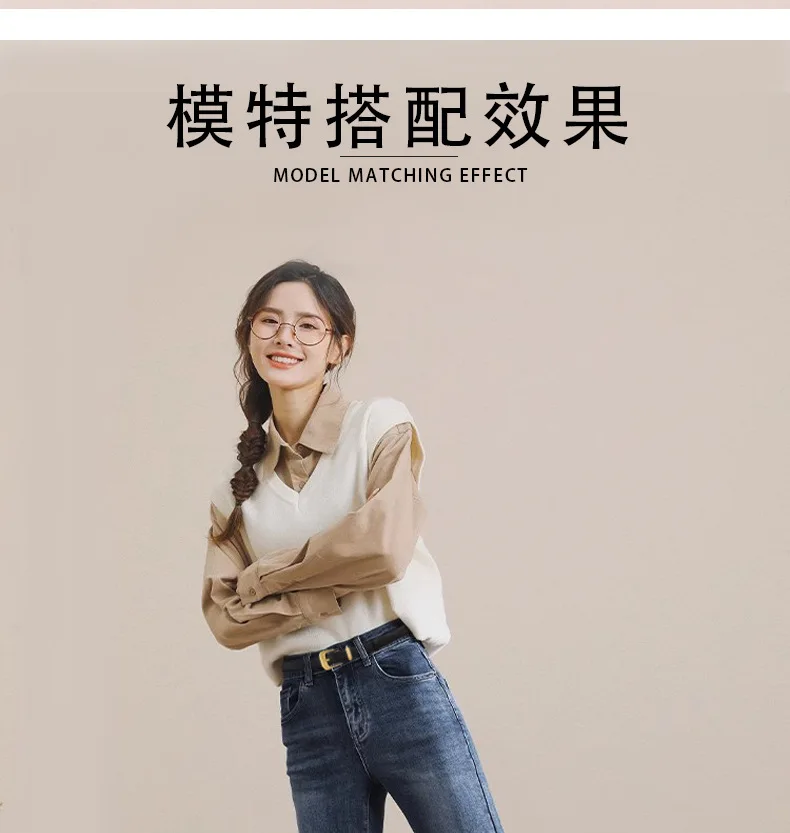 Damen-Gürtel aus Rindsleder, Modischer Taillengürtel im Koreanischen Stil, Dekoratives Kleidungszubehör für Studentinnen-Jeans, Dünner Ledergürtel für Frauen – Detail 4