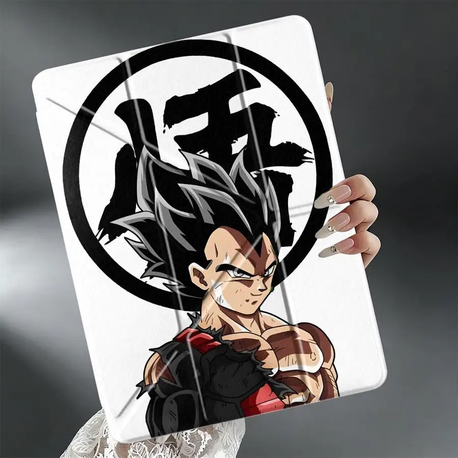Dragon Balls Goku Vegeta Tablet Case For iPad Pro 13 2025 2026 11th 9th 10th Gen Air 8 M2 M3 3 Mini 7 6 5 12th With Pen Slot